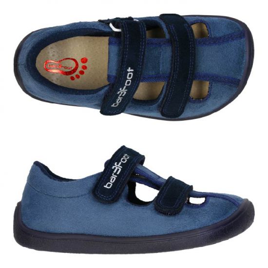 3F Bar3foot Elf Sandale Dunkel Blau 3BE25/6