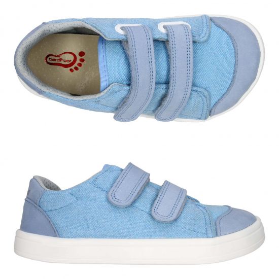 3F Bar3foot CROSS DENVER Sneakers Blau-Blau-Weiß 4BC29/3R