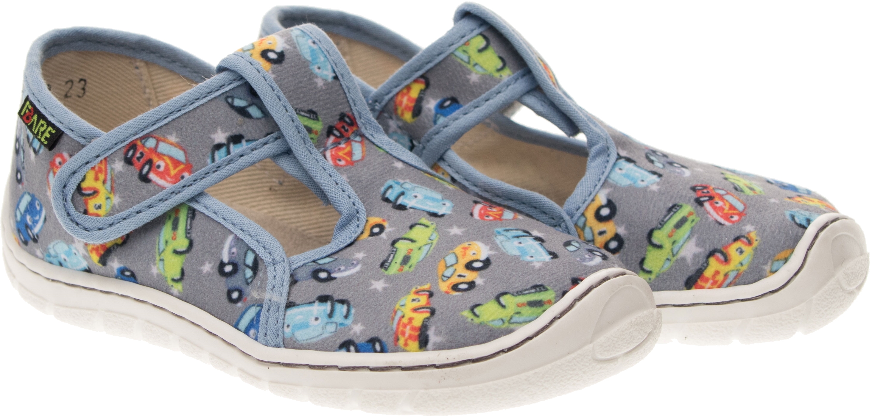Fare BARE Hausschuhe Slippers Blau Cars 5102463/5202463