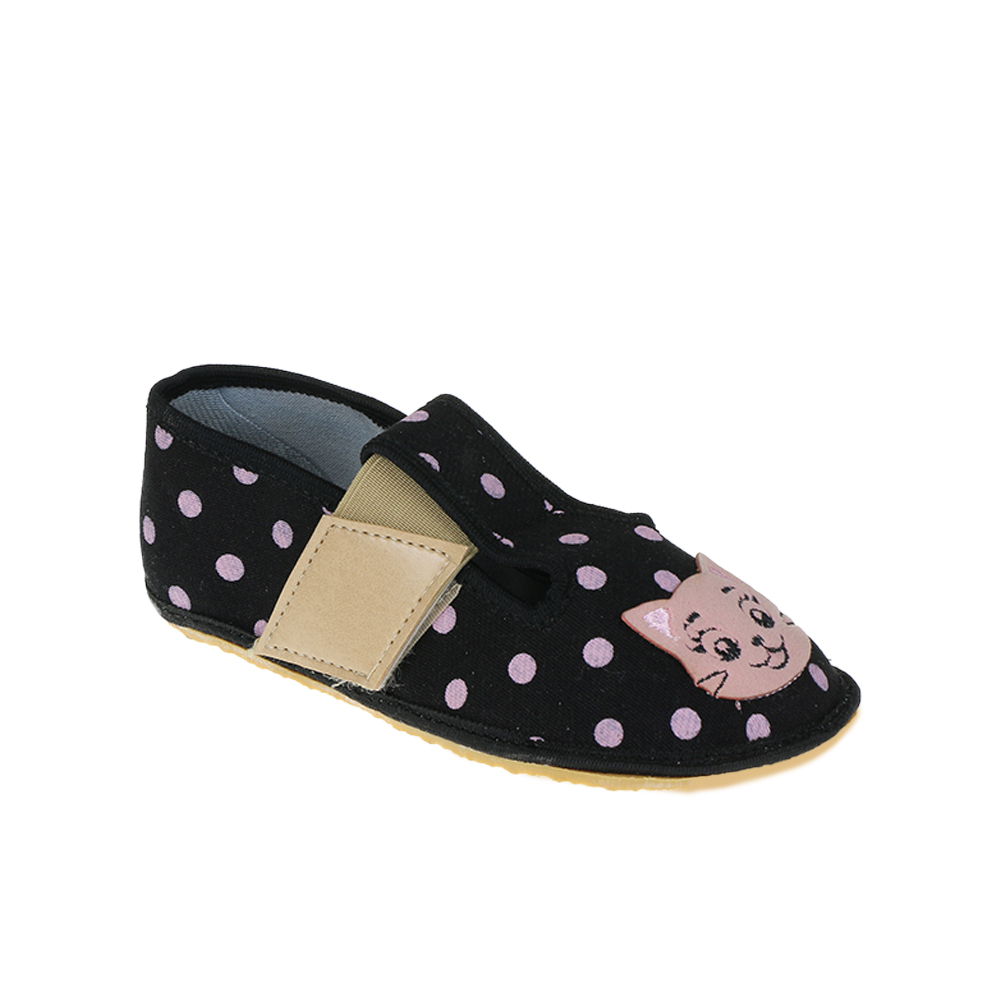Raweks Teddy Hausschuhe/ Slippers Black Cat