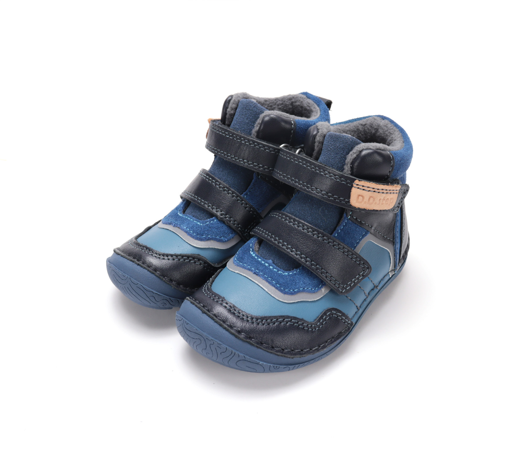 D.D.Step Leder Übergangsschuhe Aero Blue