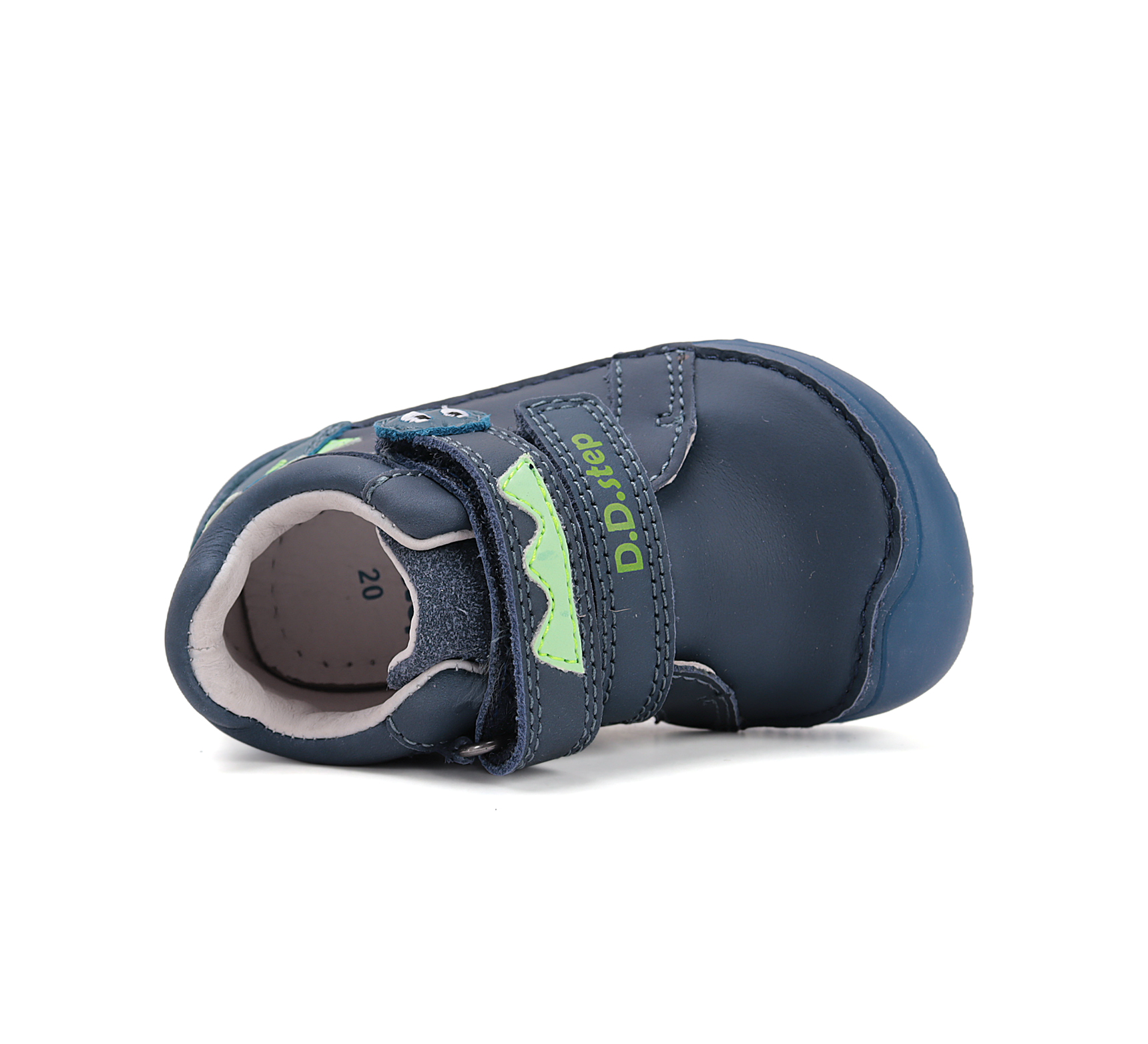 D.D.Step Royal Blue Leder Übergangsschuhe