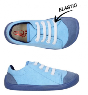 3F Bar3foot Sneakers Elastic Hellblau