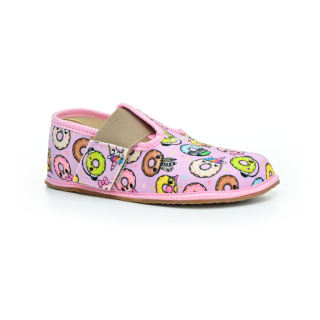 Pegres Hausschuhe/ Slippers BF01 Pink Donut